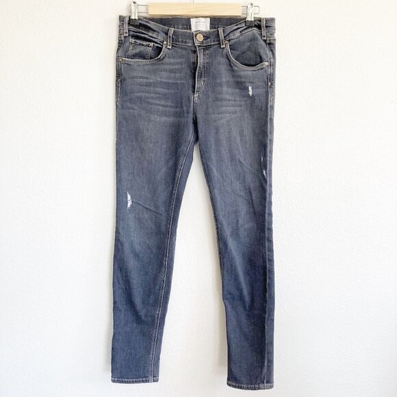McGuire Distressed Gray Skinny Jeans - Picture 1 of 6